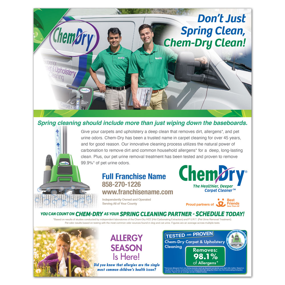 Front of ChemDry Spring Cleaning Every Door Direct Mailer