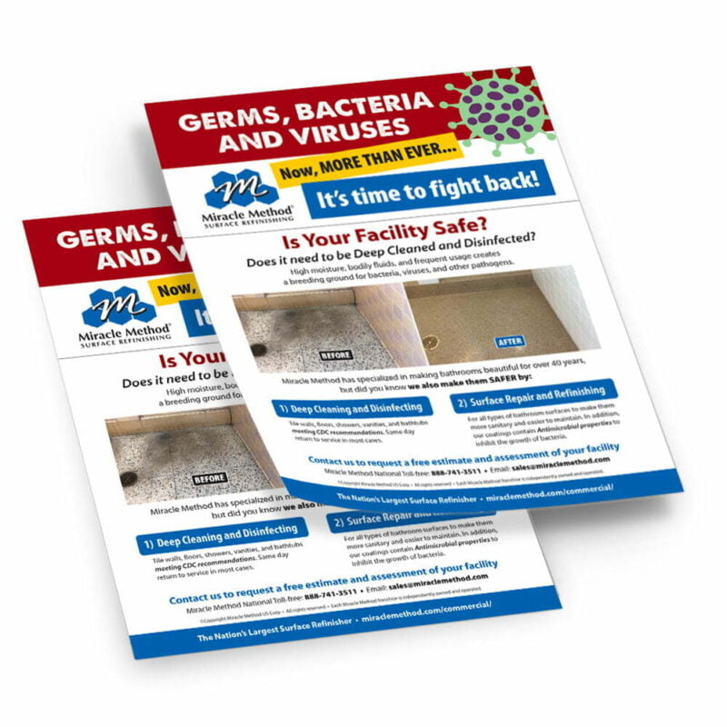 Miracle Method - Commercial Disinfect Flyers