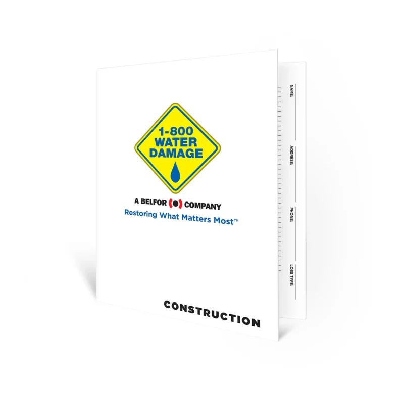 1800 Water Damage – Production Folders
