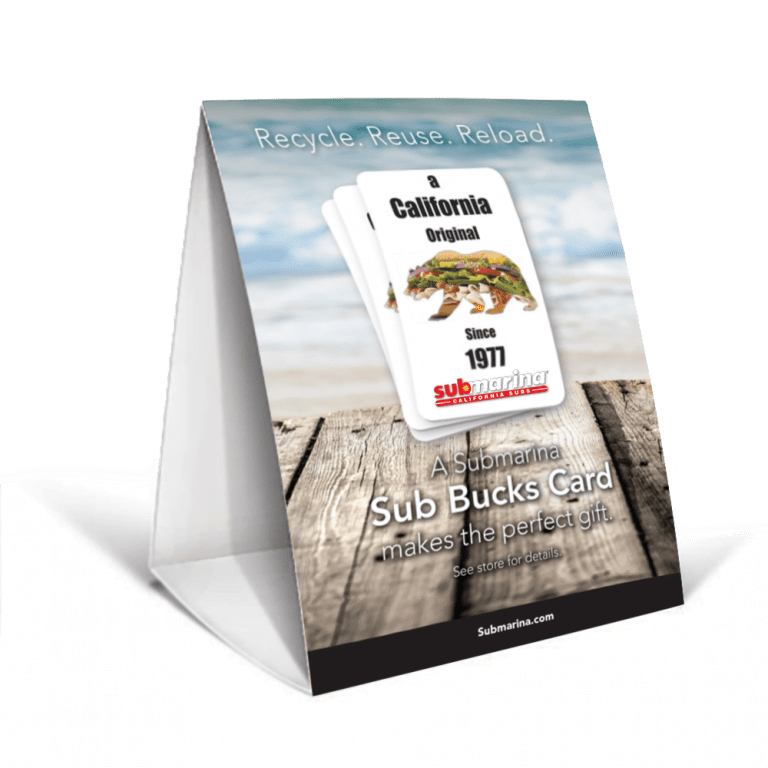 Table Tents Franchise Print Shop