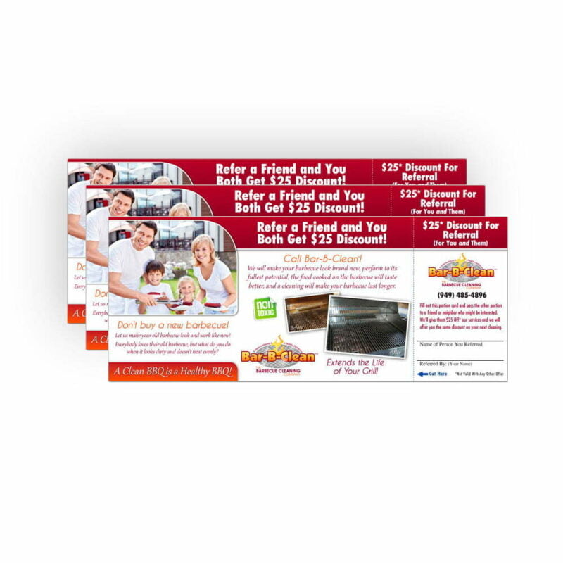 Bar-B-Clean – Referral Cards