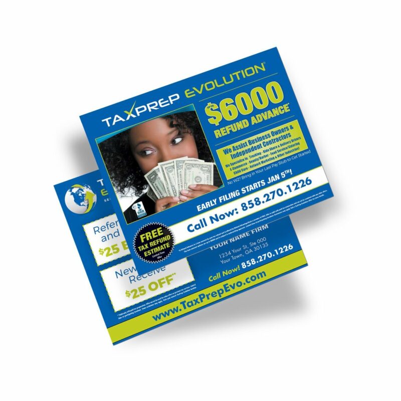 Tax Prep Evo – Every Door Direct Mail EDDMs