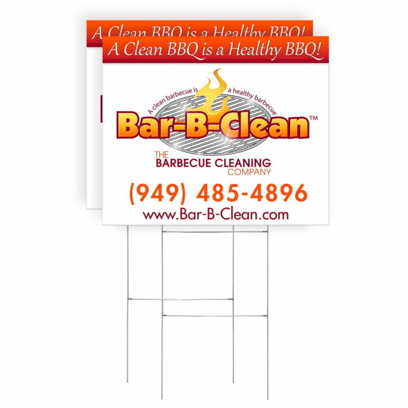 Bar-B-Clean – Yard Signs