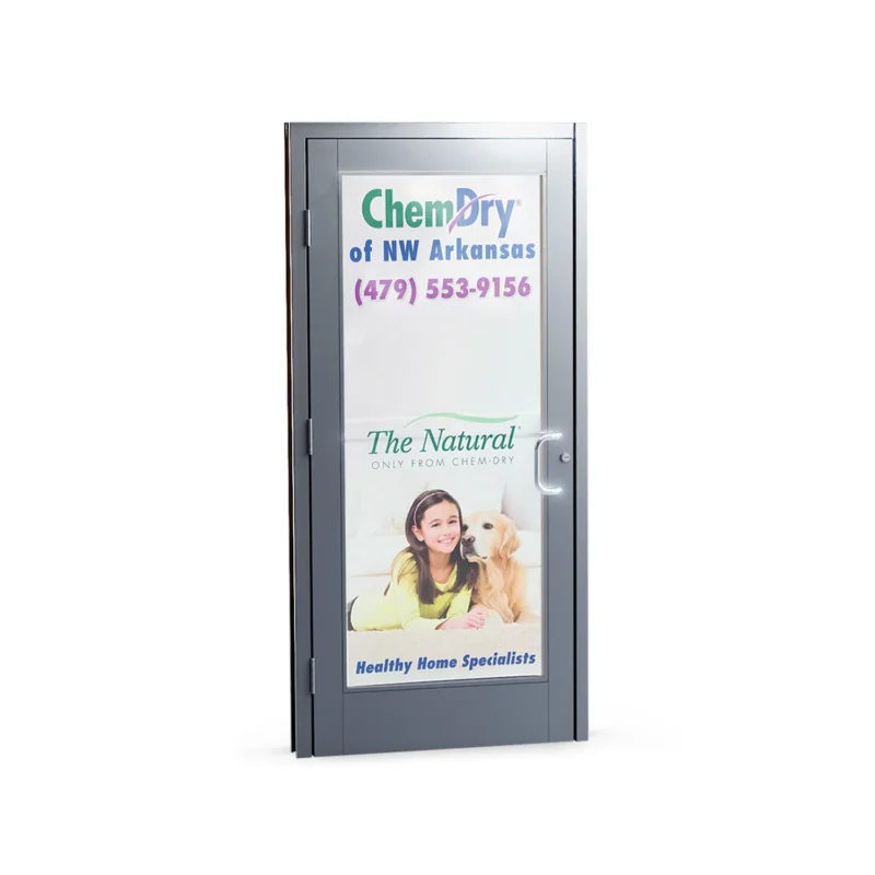 Chemdry - Perforated Window Vinyl