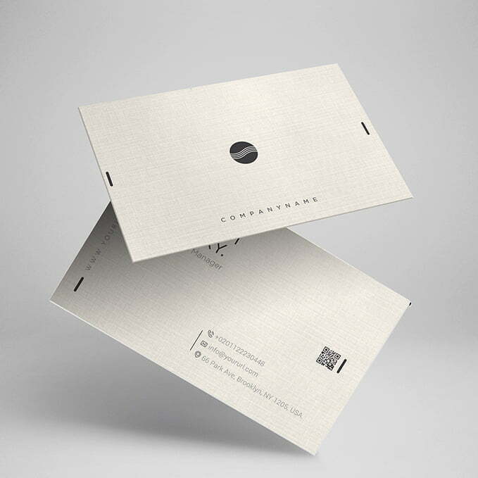 Linen Business Cards - Print Custom Business Cards - Boxmark