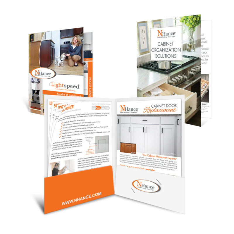 N-Hance Light Speed Brochure and Accessories Brochure and presentation folder with flyers