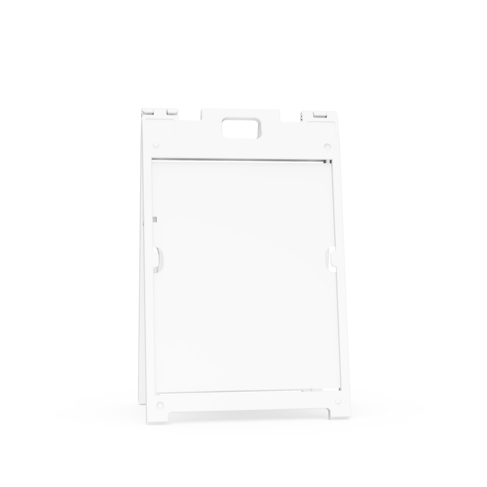 blank plastic white 18" x 24" A-Frame sign