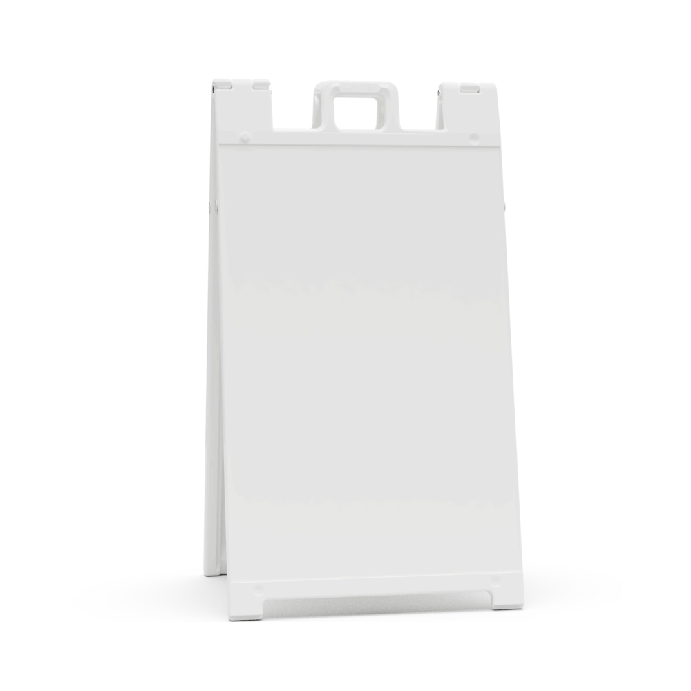 blank plastic white 24" x 36" A-Frame sign