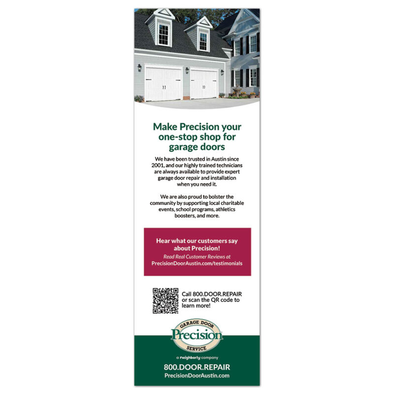 Precision Door - Community Sponsorship Cards