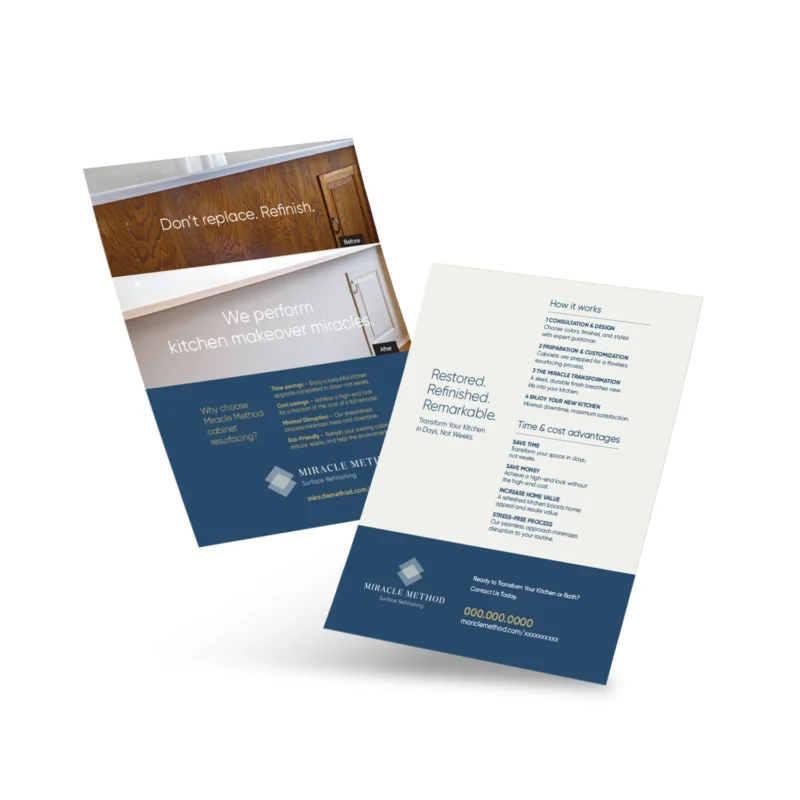 Miracle Method - Cabinet Resurfacing Flyer