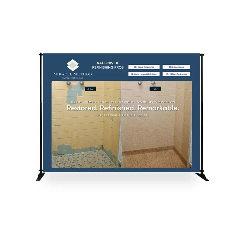 Miracle Method - Backdrop Banner Displays