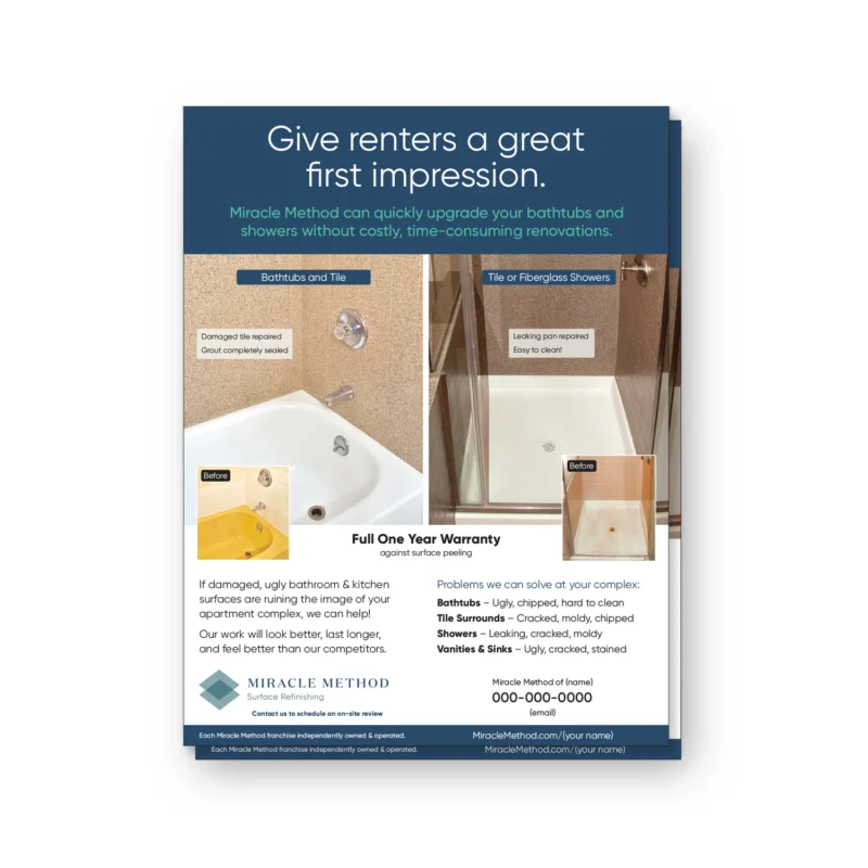 Miracle Method – Apartment Sales Sheet
